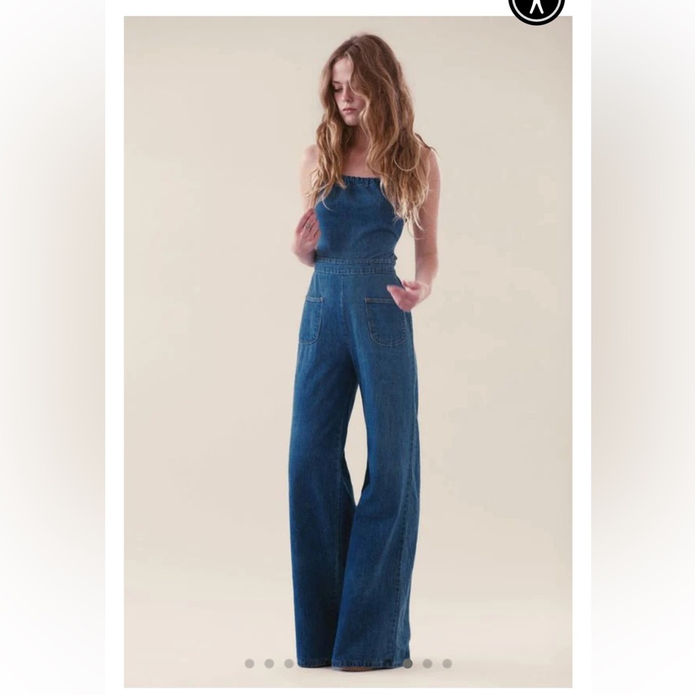 COPY - Stoned immaculate Jeanie denim jumpsuit in Fillmore